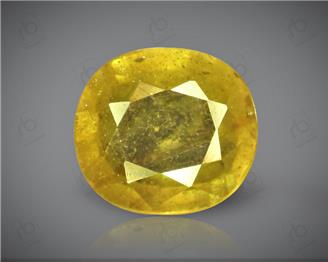Natural Heated & Treated Yellow Sapphire Certified 6.25 (CTS) ( 88612 )